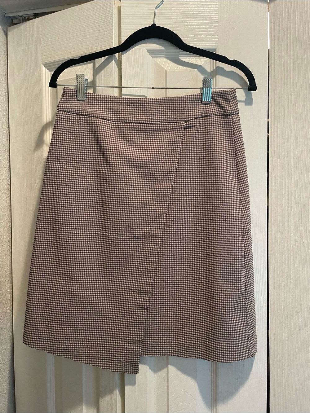 Margaret M Beatrice Faux Wrap Mini Skirt - Size Small